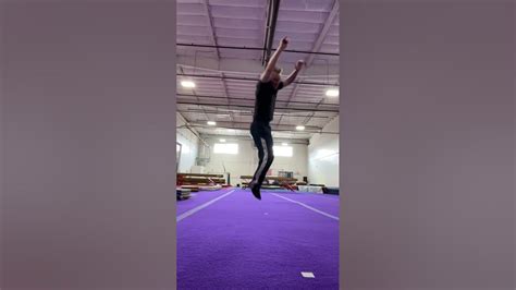 Slow Motion Front Flip 😮 Slowmo Tricking Gymnast Training Cirque Du Soleil Fitness Gym