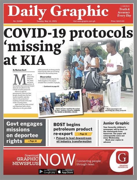 Daily Graphic May 11 2021 Frontpage Graphic Online