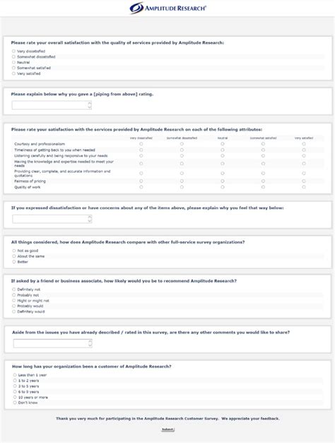 Customer Satisfaction Survey Sample Questionnaire Customer Survey Template