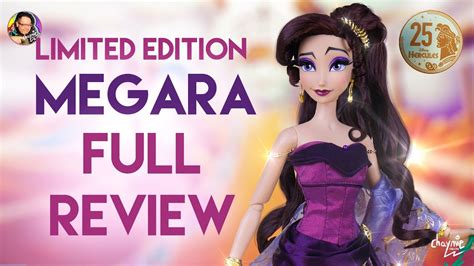 megara limited edition doll review and unboxing disney hercules 25th anniversary shopdisney