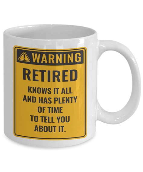 Personalized Retirement Mug Funny Retirement Schedule Mug Happy