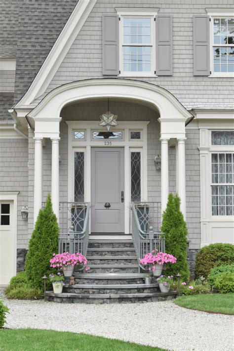 Take cues from surrounding views. New England Homes- Exterior Paint Color Ideas - Nesting ...