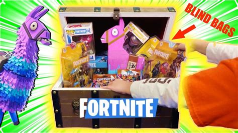 Finding New Fortnite Figures And Merch In Legendary Treasure Chest In