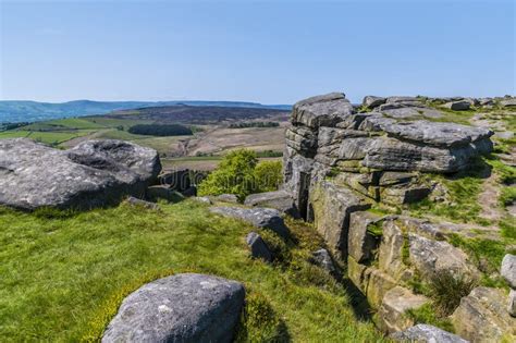 A View Over A Crevice In The Millstone Cap On The Highest Point On The