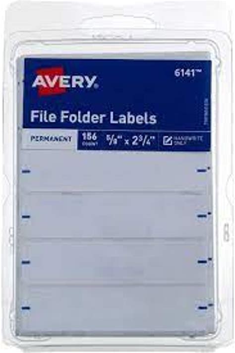 Avery File Folder Labels KVCC Bookstore