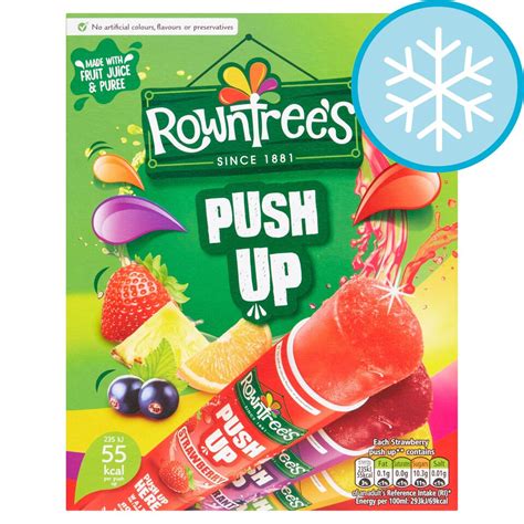 Rowntrees Fruit Pastille Push Up Lollies 6 X 80ml Tesco Groceries