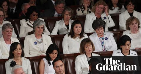 Why Democratic Women Wore White To Trump’s Congress Speech Video Us News The Guardian