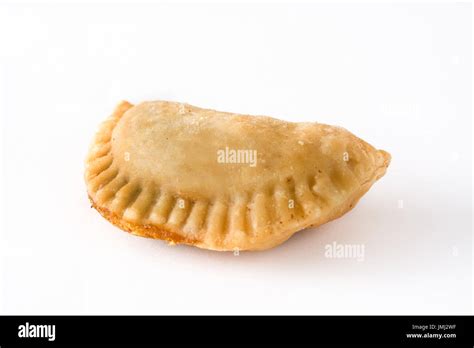 Typical Spanish Empanadas Isolated On White Background Stock Photo Alamy