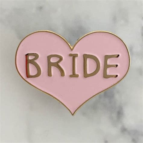 Bride Enamel Pin By Kelly Connor Designs