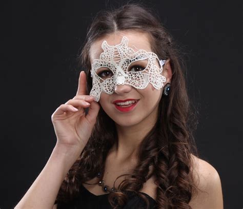 Sexy Lace Mask White Eye Mask Unshaped Love Fun Adult Party Mask