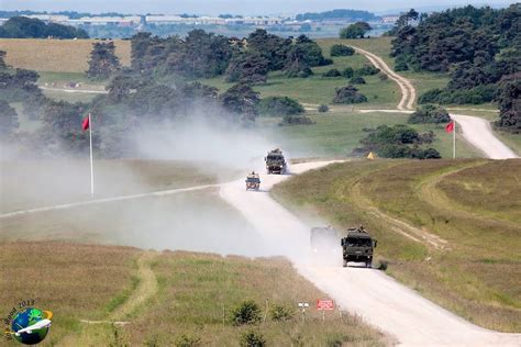 View Of The Transit Road Through Salisbury Plain Irish Landscape