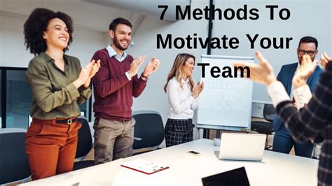 7 Methods To Motivate Your Team Enhance Training