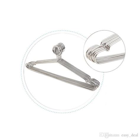 2020 stainless steel clothes hanger anti theft metal clothing hanger for hotel used non slip