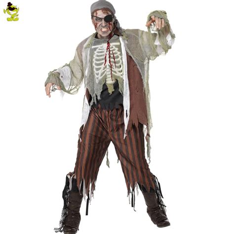 man s zombie shipmate costume ghost purim party cosplay horror killer halloween party zombie