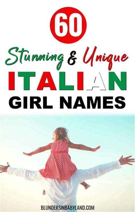 50 Stunning And Unique Italian Names For Girls Italian Girl Names