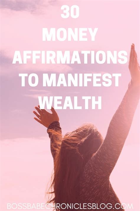 One of the most frequent reasons why people fail when manifesting money relates to the very way that we tend to perceive money. Money Affirmations- How To Manifest Wealth | Money affirmations, Affirmations, How to manifest