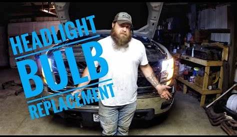 2012 Silverado headlight bulb replacement - YouTube