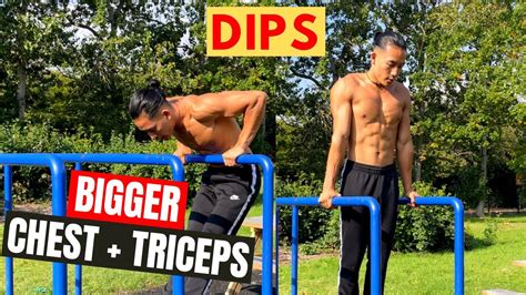 How To Do Dips The Perfect Way Chest And Tricep Workout Youtube