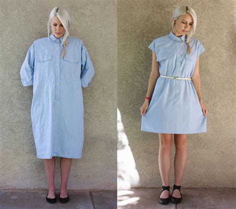 Chambray Revision Refashion Clothes Upcycle Clothes