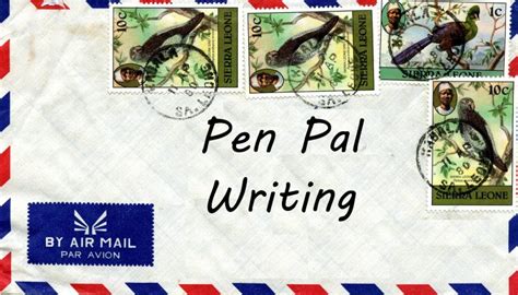Pen Pal Exchange Project Virtual Writing Tutor Blog