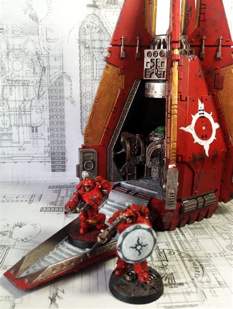 Slowing down isn't a concern with dread claw drop pods, they were used in ship boarding, so you want to be going fast enough to peirce the hull of a ship. Drop Pod, Landing, Mk1, Space Marines, Thousand Sons ...
