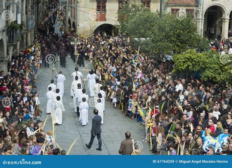 Palm Sunday In Galicia Spain Editorial Stock Image Image Of Spain