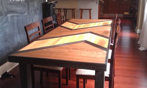 In this video i make a plywood endgrain herringbone pattern table top. 11 DIY Dining Tables to Dine in Style