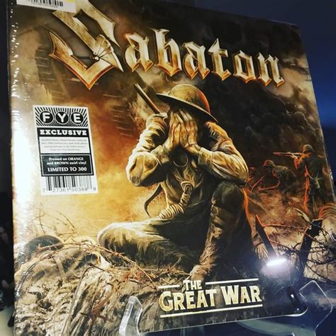 2019 / 07 apr 2019. Sabaton - The Great War (2019, Merged Orange/Brown, Vinyl ...