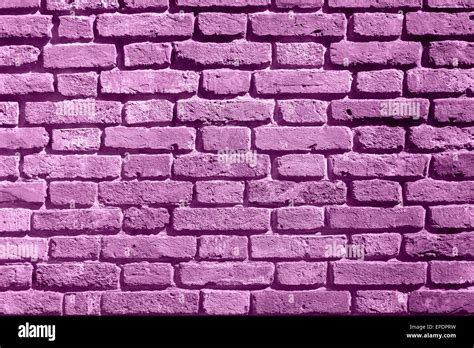 Background Of Purple Brick Wall Pattern Texture Suitable For Graffiti