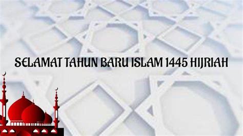 7 Poster Gambar Ucapan Tahun Baru Islam 1445 Hijriah Tahun 2023