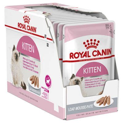 Because your kitten's digestive system is in a delicate phase of development. Royal Canin Kitten paté