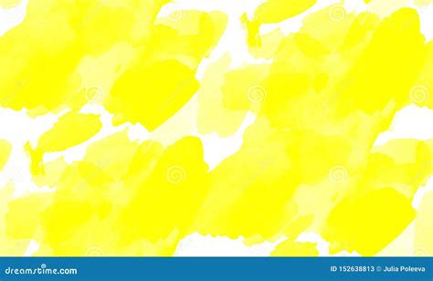 Seamless Abstract Yellow Watercolor Splash Background Art By Painted