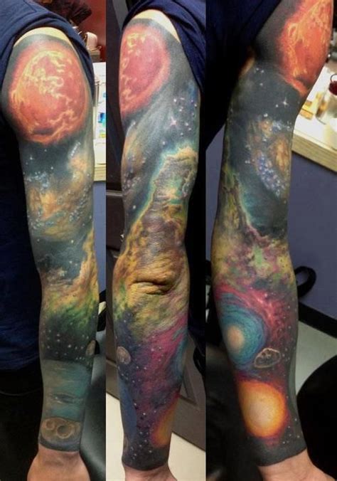 One Of The Dopest Galaxy Tattoos Ive Seen