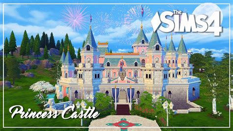 The Sims 4 Speed Build Princess Castle Youtube