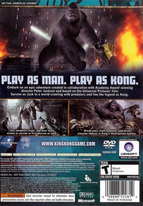 King Kong For Xbox 360 Sales Wiki Release Dates Review Cheats