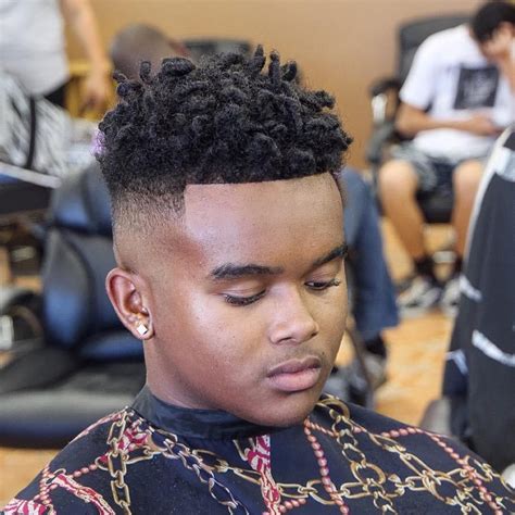 Taper Afro Dread Twist Wavy Haircut