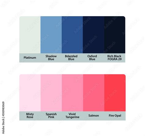 Matching Color Palette Guide Catalog Collection Rgb Hex Color Codes