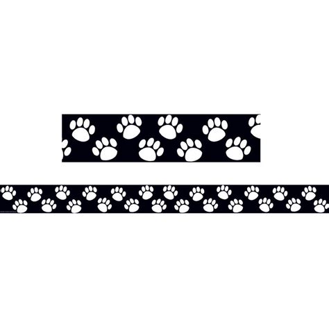 Knowledge Tree Teacher Created Resources Black With White Paw Prints
