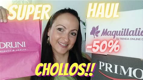 super haul maquillaje a precios irresistibles ofertas 50 druni maquillalia primor youtube