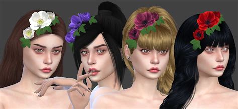 Hair Accessory 18 At All By Glaza Sims 4 Updates