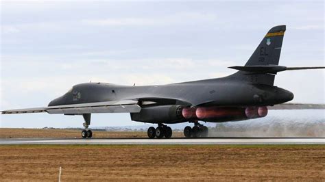 B 1b Bomber Afterburner Takeoff From Dyess Afb Youtube