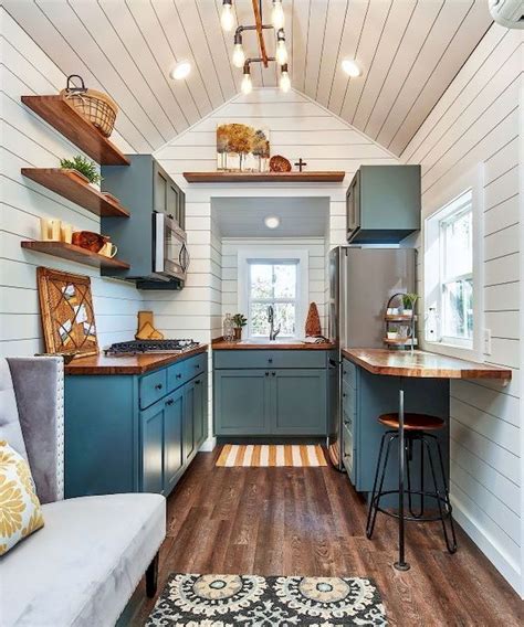 70 Clever Tiny House Interior Design Ideas Tiny House Kitchen Tiny