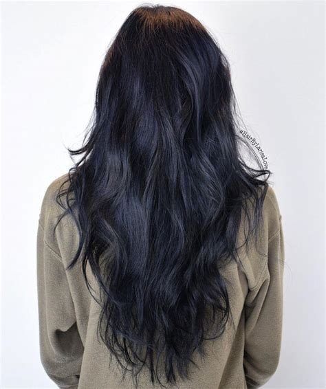To do this, wipe a small amount of color off a strand with a towel. Blue Black Hair: How to Get It Right