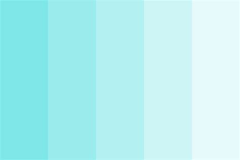 Shades Of Dark Turquoise Color Palette