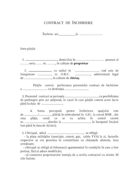 DOC Contract De Inchiriere Persoana Fizica Firma PDFSLIDE TIPS