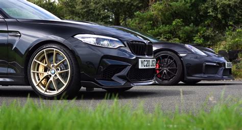 Bmw M2 Cs And Porsche Cayman Gt4 Vie For Straight Line Speed Honors
