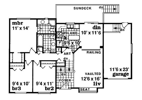 The three bedrooms in 1200 square feet kerala house planis simple, sober clean lint with large windows devoid. Traditional Style House Plan - 3 Beds 2 Baths 1200 Sq/Ft ...