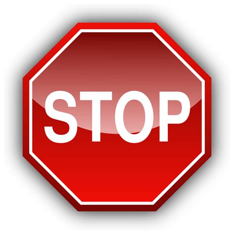 Red Sign Of Stoptraffic Vector Free Psdvectoricons
