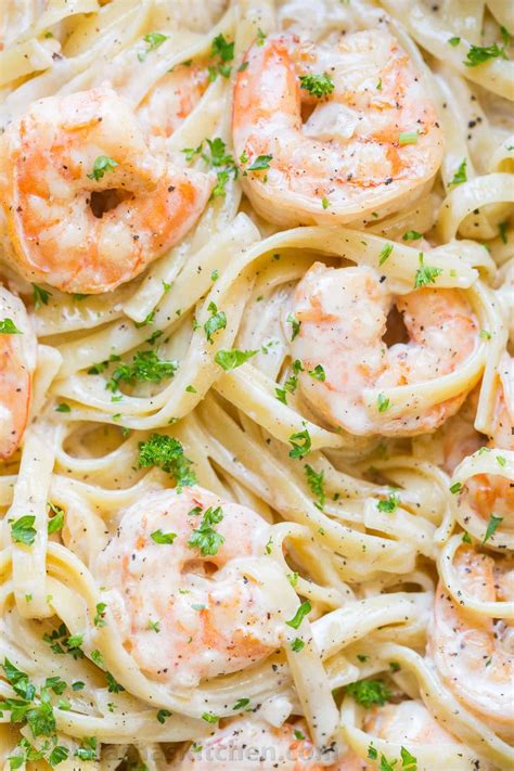 It came in a closed plastic pouch, you tore it open and you got steamed the pasta was infused with the flavors of the seafood and the wine, there was no other pasta sauce. Creamy Shrimp Pasta reminds me of my favorite dish at ...