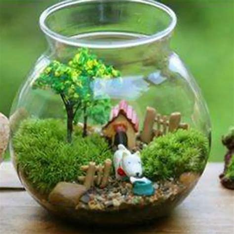 Mini Craft Micro Cute Cartoon Horse Landscape Fancy Fairy Garden
